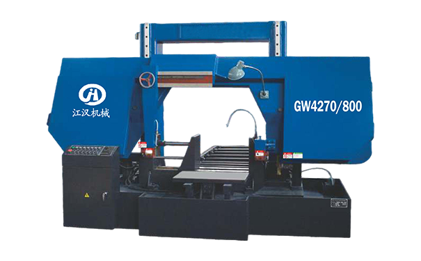 五通桥GW4270/800双柱龙门卧式带锯床
